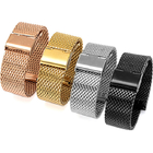Metal 22mm Watch Band Strap RoHS Milanese Stainless Steel Mesh Watch Strap