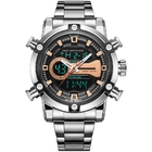1.5 Inch OEM Mens Digital Waterproof Watches Stainless Steel Waterproof Watch