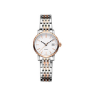 Silvertone Fashion Quartz Couple Watches Gift Set 3BAR Date Functional