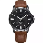 ROHS Leather Strap Watches 20mm 3atm Water Resistant Quartz