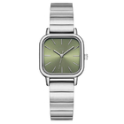 3ATM Waterproof Square Stainless Steel Quartz Watch Personality Ins Wind