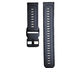 Silicone Men'S 22mm Watch Band Strap Vertical Stripe Multicolor