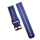 Silicone Men'S 22mm Watch Band Strap Vertical Stripe Multicolor