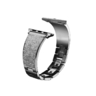 Portable Replacement 38mm 40mm 42mm Smartwatch Metal Strap Diamond Embedded