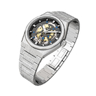 23cm Stainless Steel Mechanical Watch 10ATM Swiss Movement Automatic