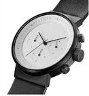ODM Leather Strap Wrist Watch 24cm Chronograph Black Leather Strap Watch