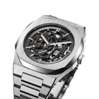 Stainless Steel 42mm Automatic Mechanical Watch 3BAR Automatic Quartz