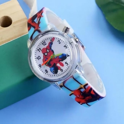 Kids Marvel Wristwatch 20cm 3BAR SpiderMan Comic Colorful Wrist Watch