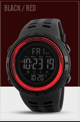 Water Resistant 3ATM All Plastic Quartz Watch 48mm Lcd Quartz Watch