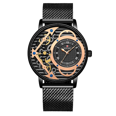 44mm Ultra Thin Waterproof Mechanical Watch Fashion Business Innovation Fall Proof