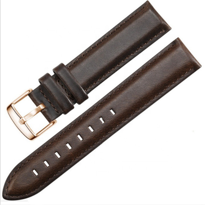 Wax Oil 18mm Leather Watch Band Strap ODM Top Grain Leather Watch Strap