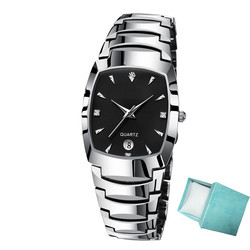 Silver ODM Ladies Expansion Band Watch 45mm Analogue Watch For Ladies