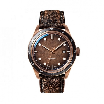 Bronze Analogue Wrist Watch OEM Luminous 42mm Ladies Analog Wrist Watch