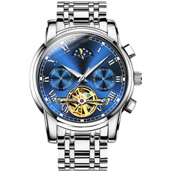 10ATM  Chronograph Men'S Watches 1.6 Inch Luminous Quartz Watch Mineral Glass
