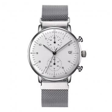 Custom Logo Man Luxury Waterproof Chronograph Watches Men Quartz Stainless Steel Relogio Masculino OEM Watch Factory Relojes