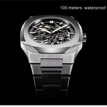 Custom Your Best Fashion Oem Brand Business Casual Waterproof Men Luxury Mechanical Skeleton Watches