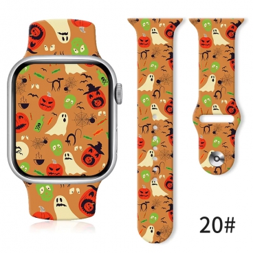 Sports Cool Silicone Apple Watch Strap, Suitable for Apple Watch Band