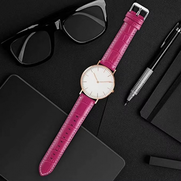 2021 Luxury Genuine Leather Strap Custom Logo Watch Accessories Watch Genuine Band Strap Men Watch