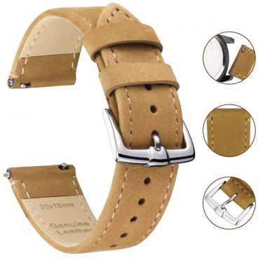 Handmade Watch Strap Accessories Retro Multiple Colors Wholesale Custom Strap Genuine Leather Watch Band