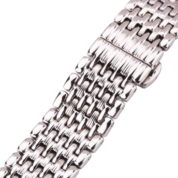Hot Sale Vintage Style Metal Color Stainless Steel Waterproof 20mm Watch Strap Band Quartz Replace Wristband