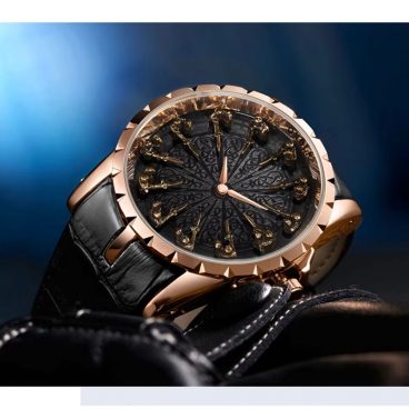 High Quality Classic Leather Strap Watch Men Quartz Wrist Watches Unique Watch