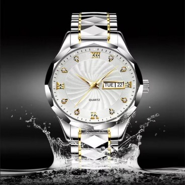 Man Luxury Custom Watch Logo Steel Mens Black Fashion Wristwatches Men Watch Stainless Steel Waterproof 3ATM