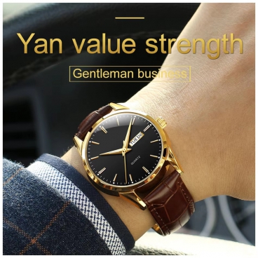 Men Luxury Watch 2021 Man Luxury Custom Logo Steel Cheap Minimalist Fashion Stainless Waterproof Leather Quartz Watch