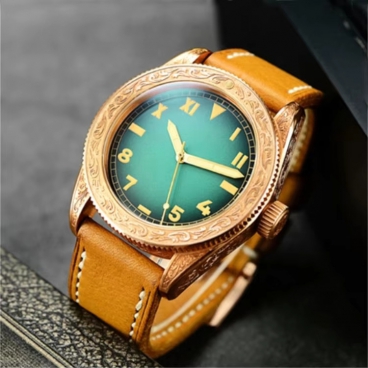 Shenzhen Factory OEM High Quality HF Luxury Fashion Super Luminous Reloj Men Vintage Bronze Watches
