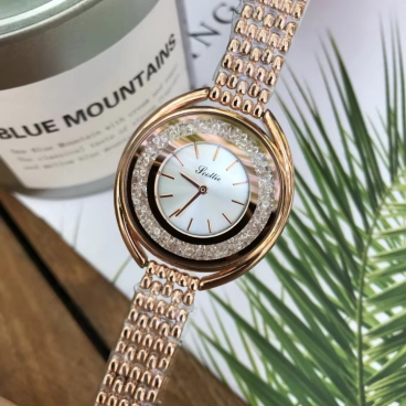 Women Elegant Shell Dial Stainless Steel Waterproof Ladies Quartz Watch With Box Gift Wrist Watch Montre Femme